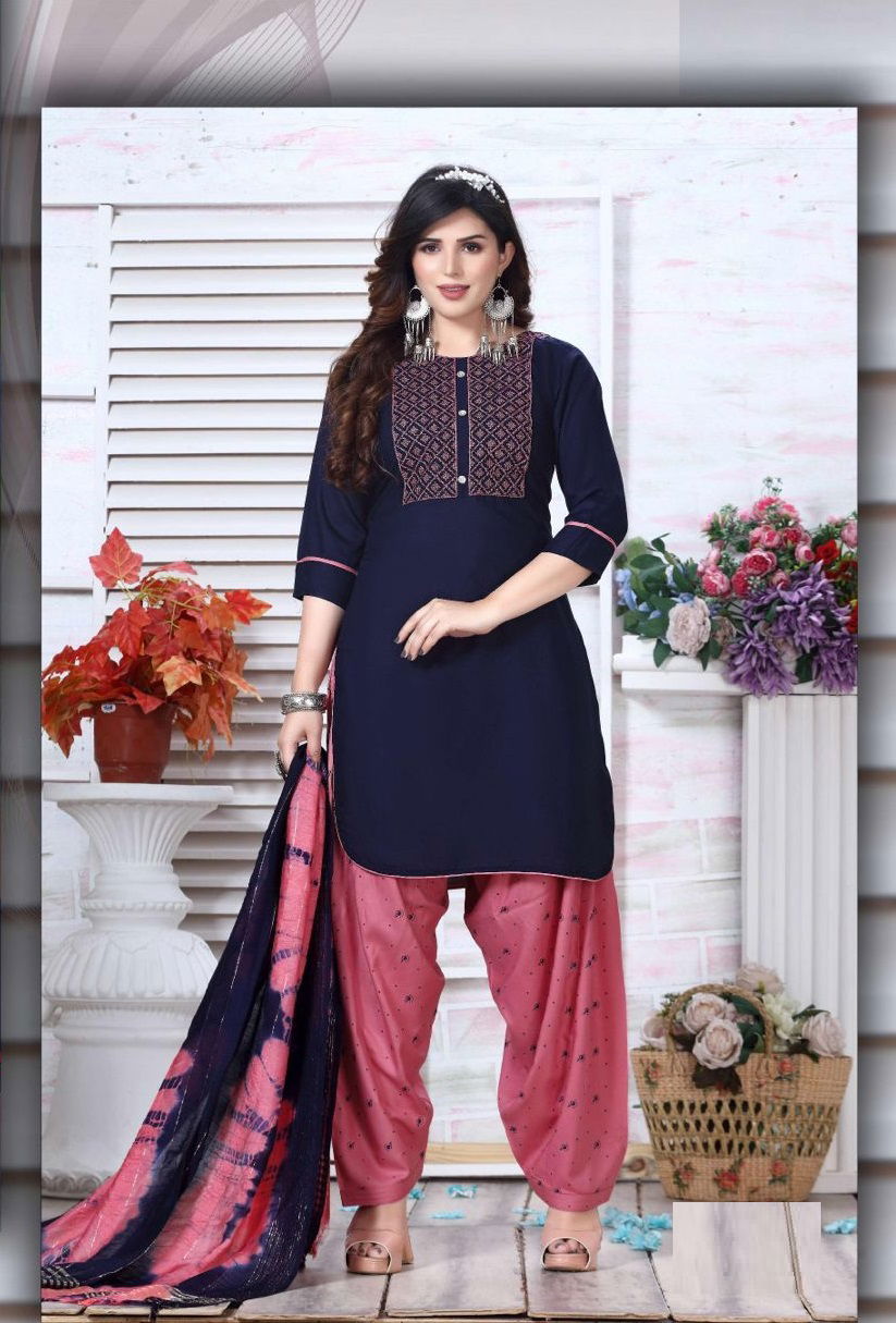 Beauty Queen Miss India Readymade Printed Suits Catalog